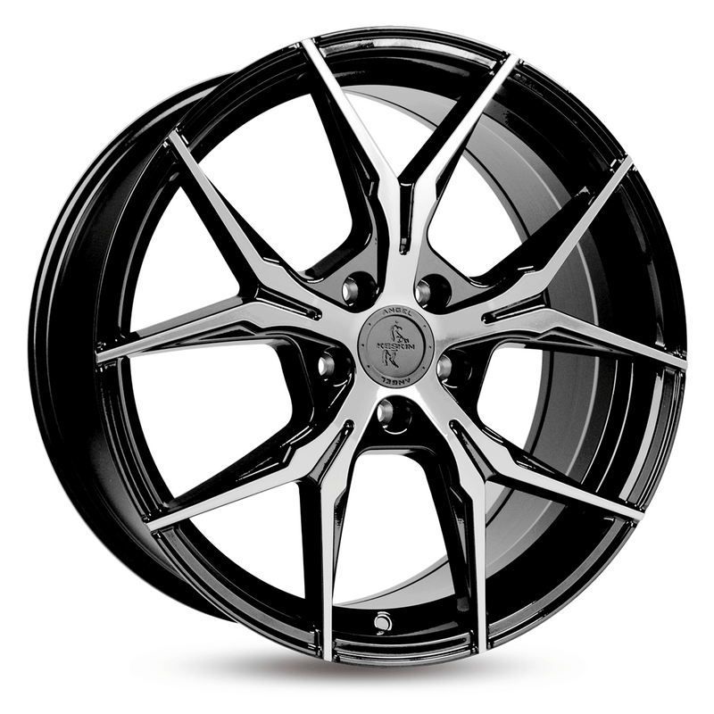 Keskin KT19 Black Front Polish - 19x8.5 | 5x112 | +30 | 72.6mm