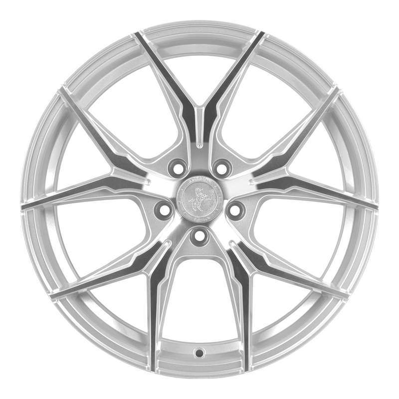 Keskin KT19 Silver Front Polish - 19x8.5 | 5x112 | +30 | 72.6mm