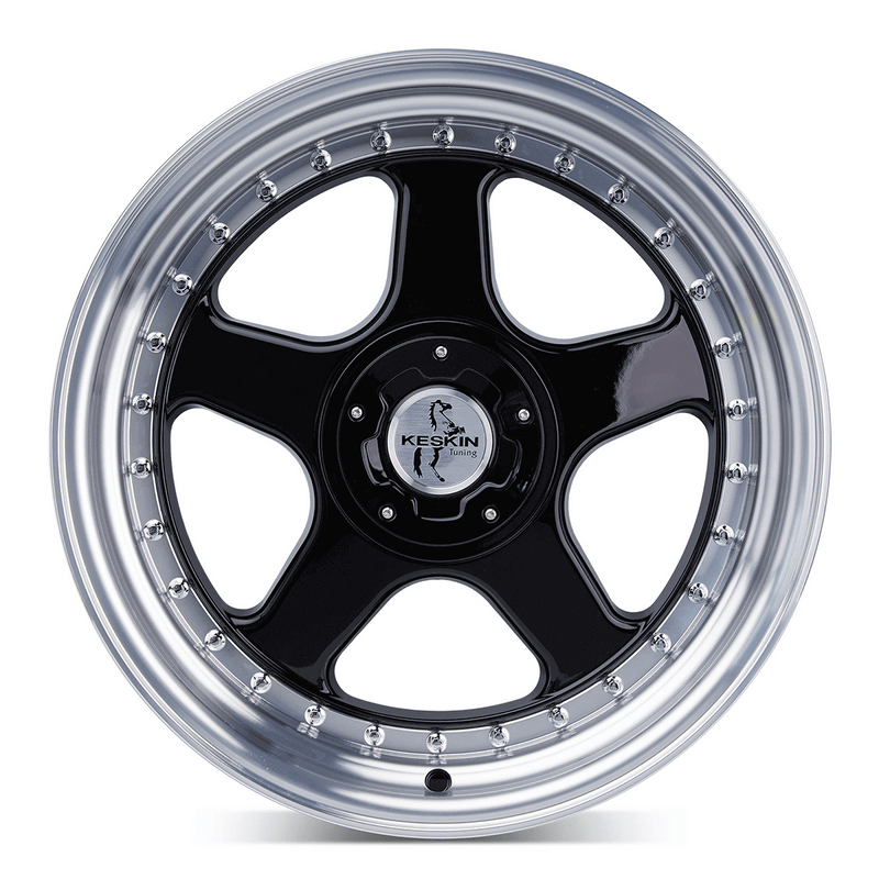 Keskin KT1 Black Lip Polish - 16x7.5 | 4x100 | +35 | 63.4mm