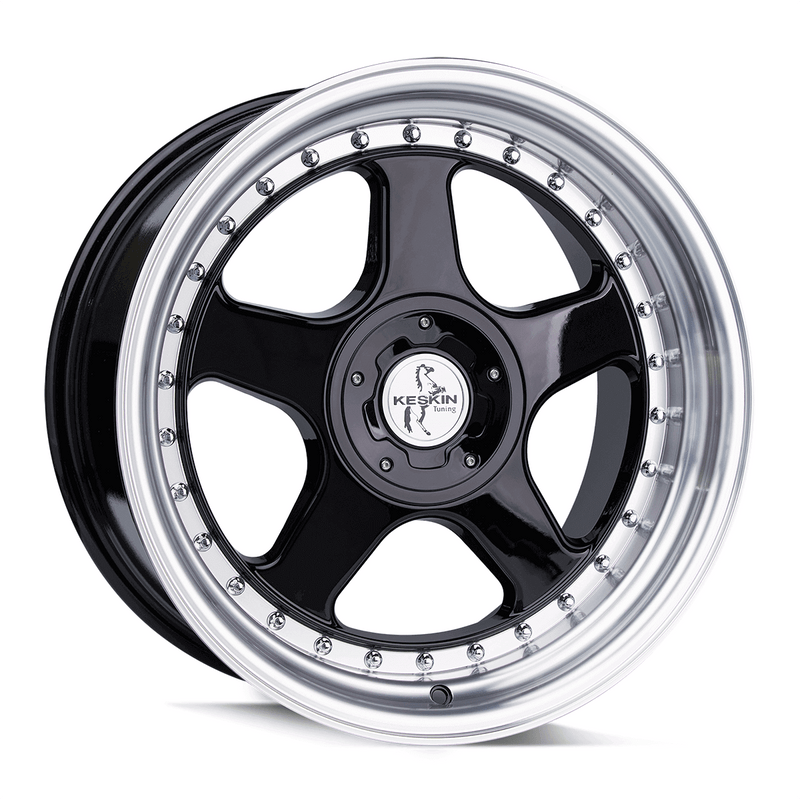 Keskin KT1 Black Lip Polish - 16x7.5 | 4x100 | +35 | 63.4mm