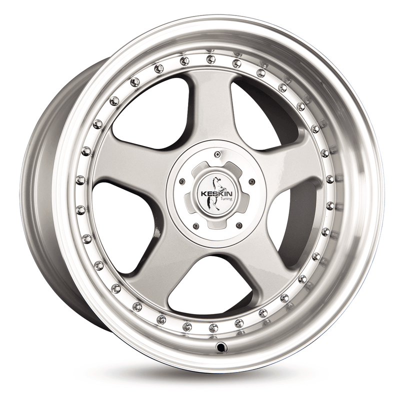 Keskin KT1 Silver Lip Polish - 18x8.5 | 5x100/5x112 | +30 | 72.6mm