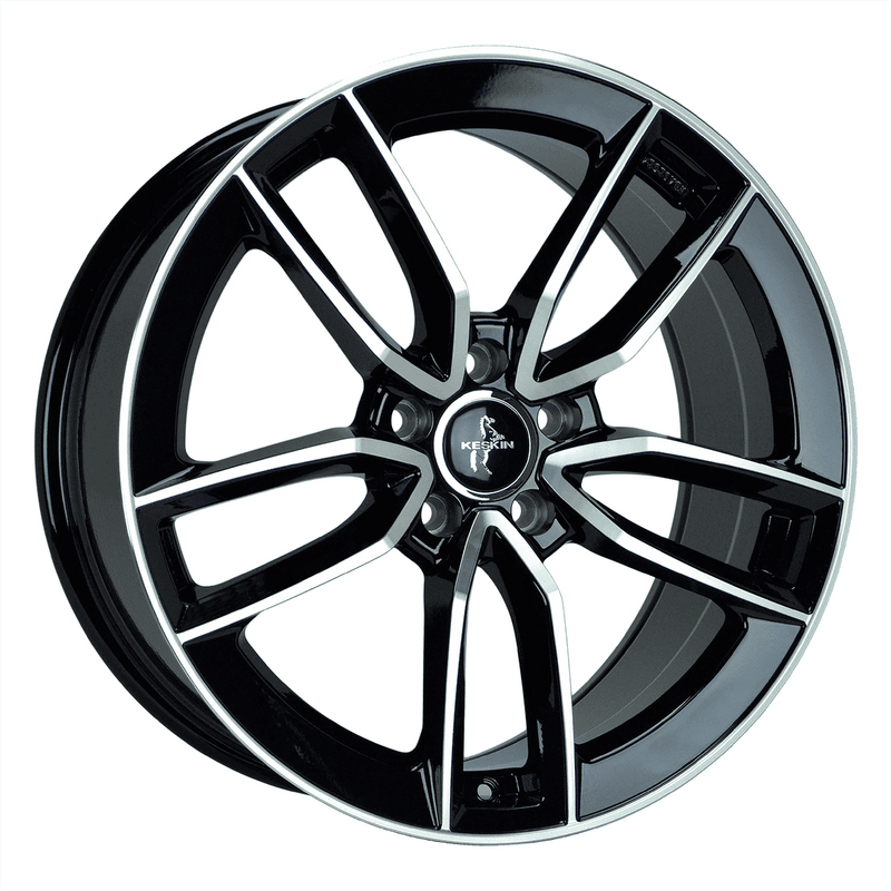 Keskin KT21 Black Front Polish - 17x7.5 | 5x112 | +30 | 66.6mm