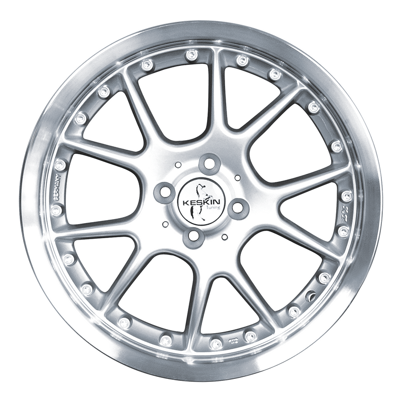Keskin KT3 Silver Lip Polish - 16x7.5 | 4x108 | +30 | 63.4mm
