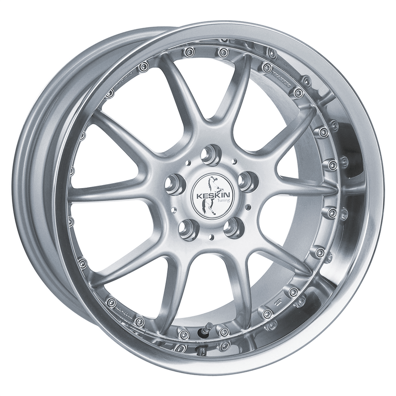 Keskin KT3 Silver Lip Polish - 15x8 | 4x100 | +18 | 63.4mm