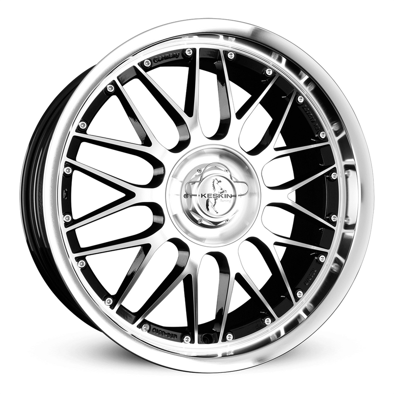 Keskin KT4 Black Front Polish - 16x9 | 5x112/5x120 | +25 | 72.6mm