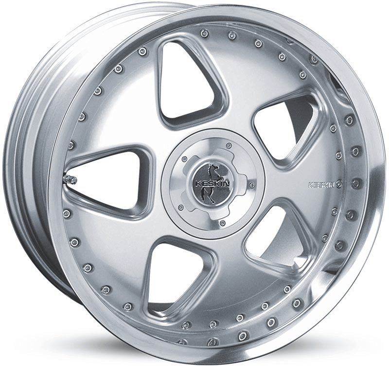 Keskin KT5 Silver Lip Polish - 17x9 | 5x112/5x120 | +35 | 72.6mm