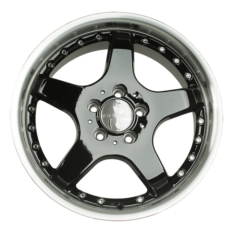 Keskin KT6 Black Lip Polish - 17x8 | 5x112 | +35 | 72.6mm