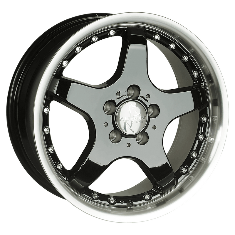 Keskin KT6 Black Lip Polish - 17x9 | 5x112 | +30 | 72.6mm