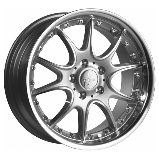 Keskin KT8 Silver Lip Polish - 16x7.5 | 4x108 | +30 | 63.4mm