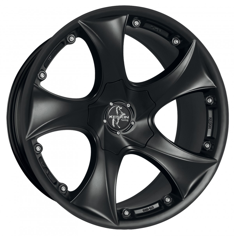 Keskin KT9 Matt Black Painted - 18x9 | 5x112/5x120 | +20 | 76.9mm