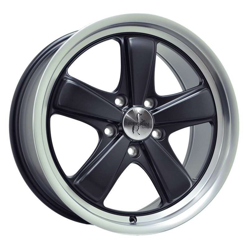 Keskin KTPO1 Matt Black Lip Polish - 19x11 | 5x130 | +50 | 71.6mm