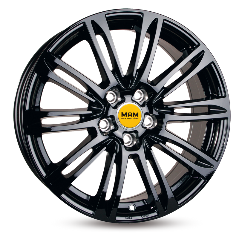 MAM A4 Black Painted - 16x7 | 5x100 | +38 | 63.4mm