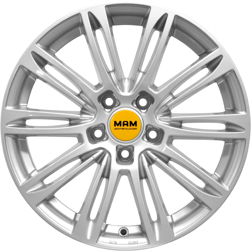 MAM A4 Silver Painted - 18x8 | 5x112 | +50 | 66.5mm
