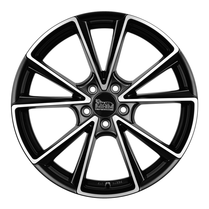 MAM A5 Matt Black Front Polish - 18x8 | 5x112 | +45 | 66.6mm