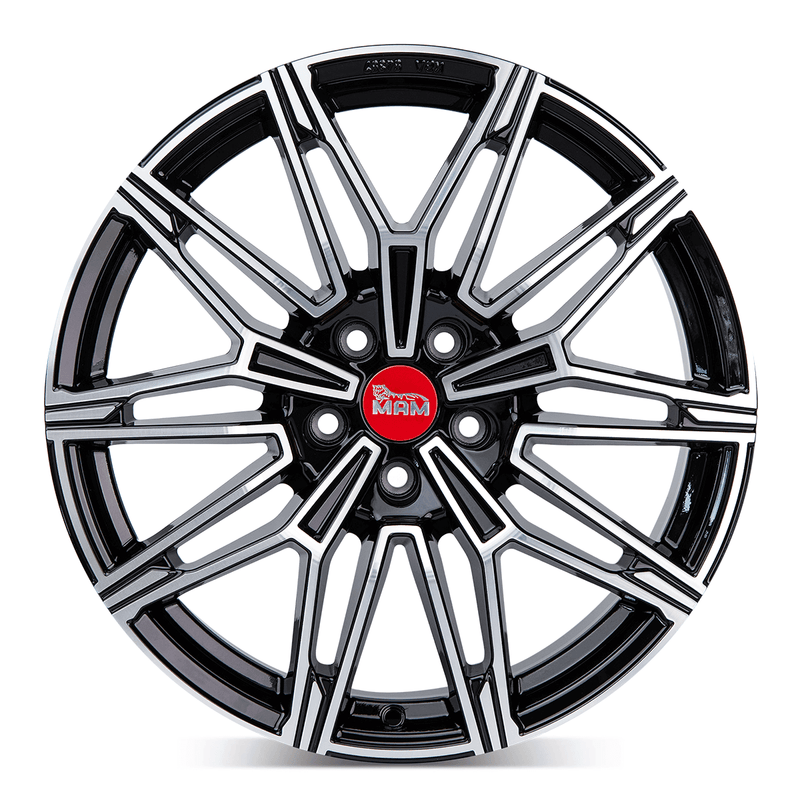 MAM B3N Black Front Polish - 19x8.5 | 5x120 | +35 | 72.6mm