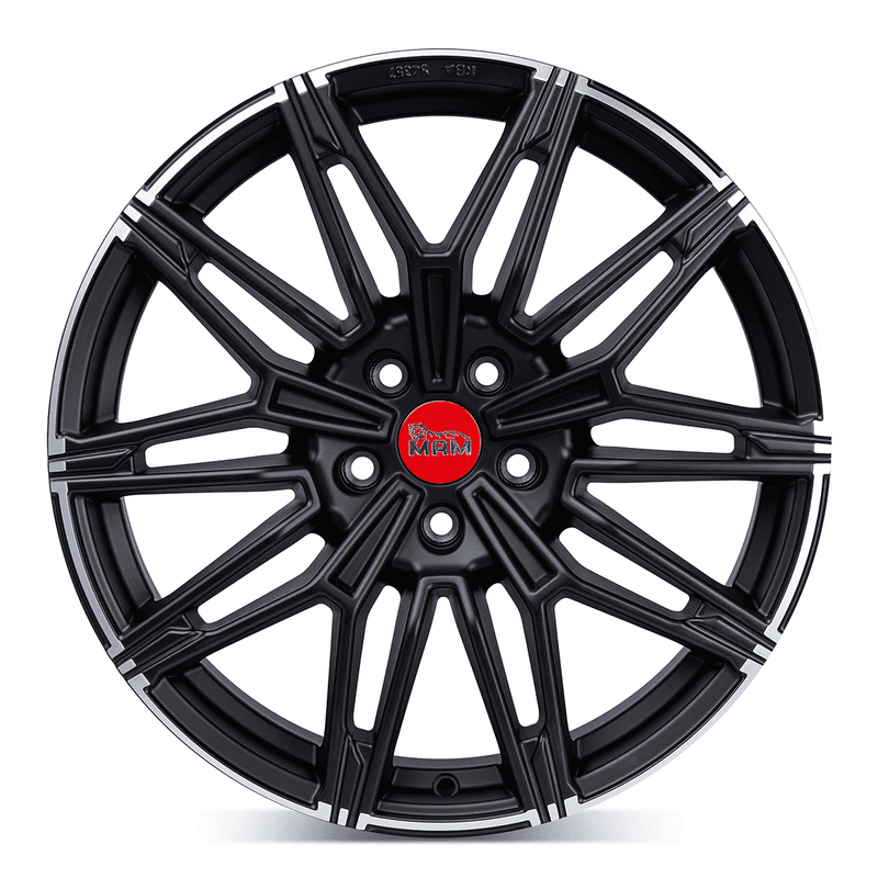 MAM B3N Matt Black Lip Polish - 19x8.5 | 5x120 | +35 | 72.6mm