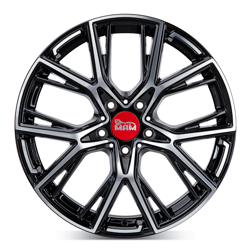 MAM B4 Black Front Polish - 19x8.5 | 5x112 | +45 | 72.6mm