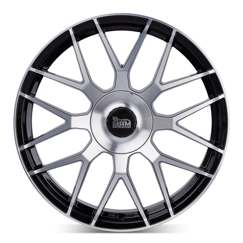 MAM GT1 Black Front Polish - 19x8.5 | 5x108/5x114.3 | +45 | 72.6mm