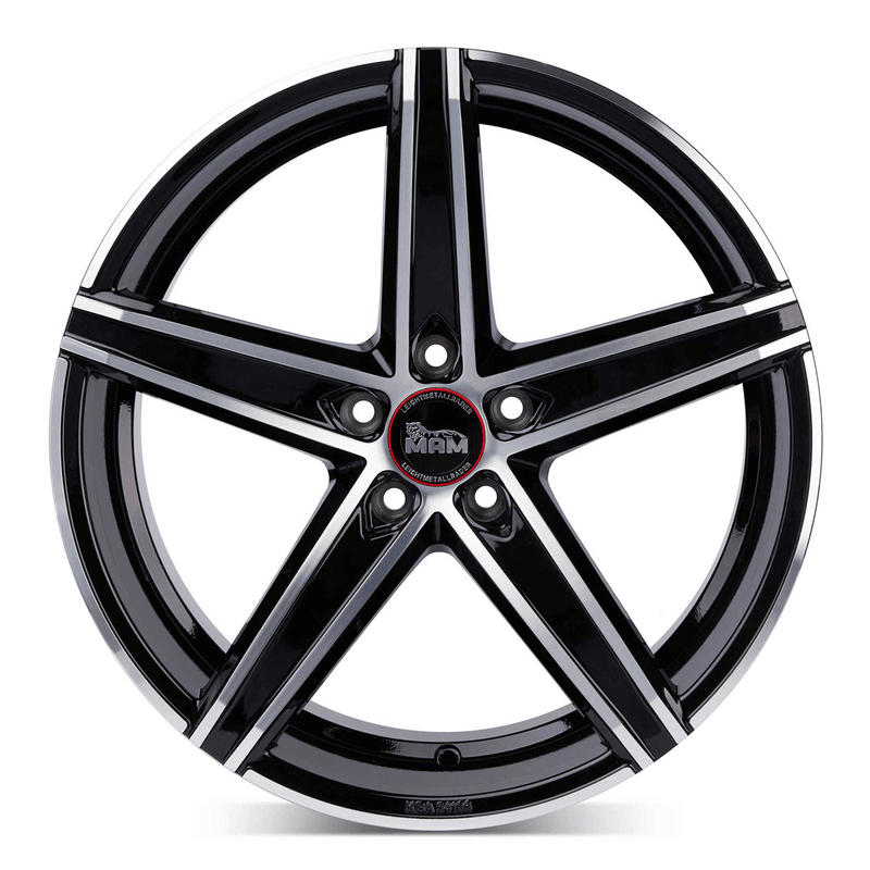 MAM OX-18 Black Front Polish - 19x8.5 | 5x112 | +30 | 66.6mm