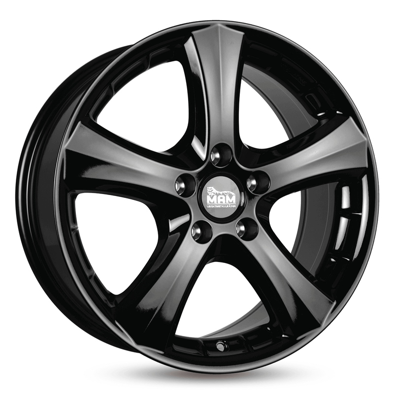 MAM W1N Black Painted - 16x6.5 | 5x100 | +37 | 57.1mm
