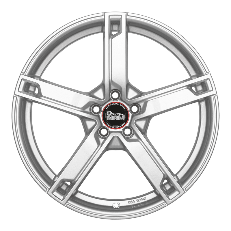 MAM W4 Silver Painted - 17x7 | 5x120 | +35 | 72.6mm