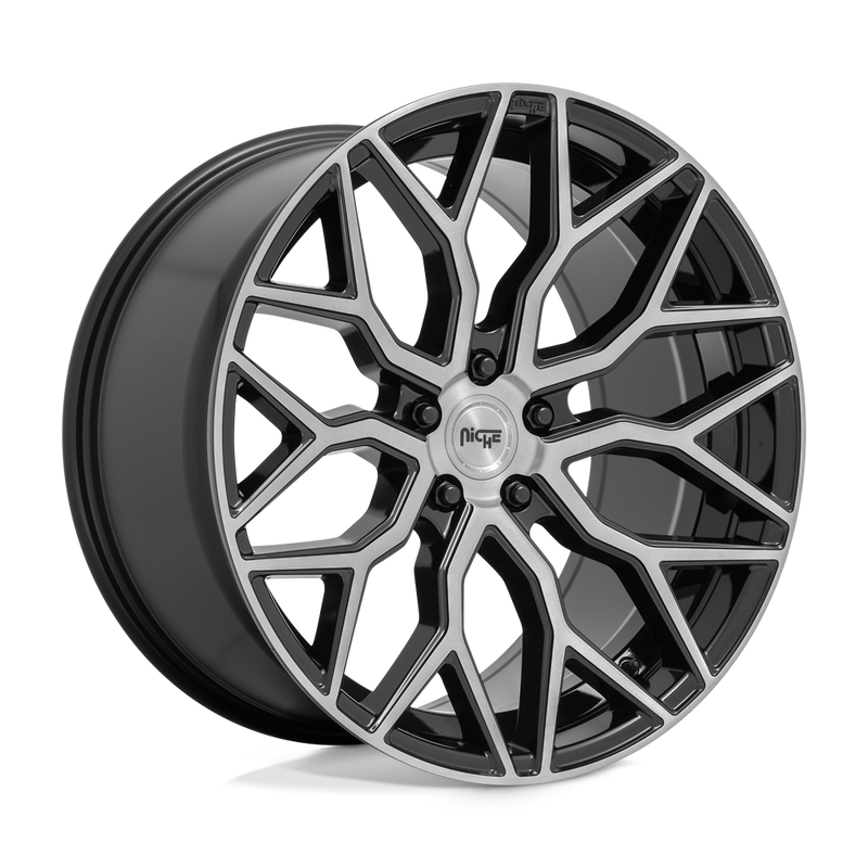 Felger-Niche-1PC-MAZZANTI-Gloss-Black-Brushed-Face-20x8-5x112-et38-66.56