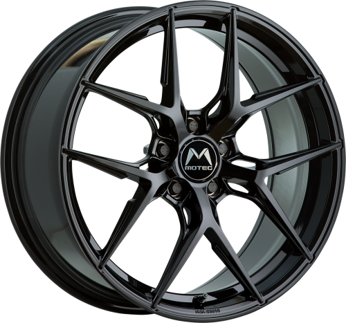 Motec MCR4 ULTIMATE Gloss Black - 19x8.5 | 5x114.3 | +45 | 72.6mm