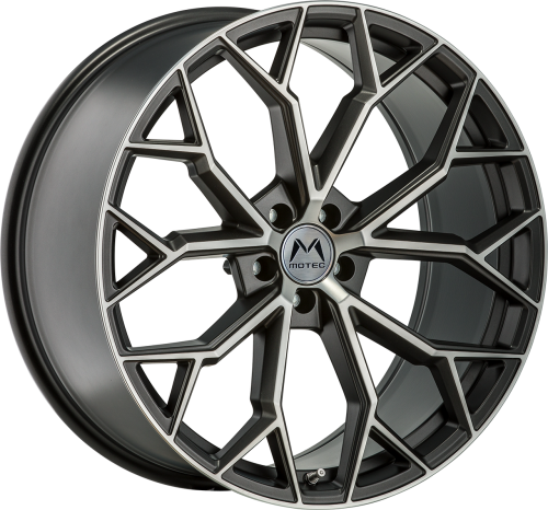 Motec MCT17 Bull Dark Grey Polished - 22x10 | 5x130 | +45 | 71.6mm