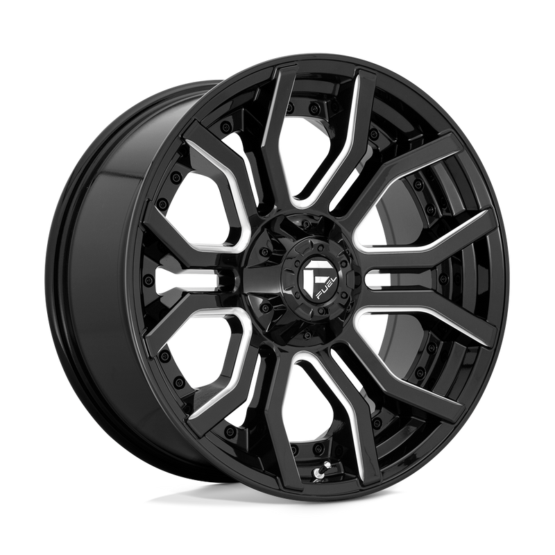 Felger-Fuel-1PC-RAGE-Gloss-Black-Milled-20x10-5x127/5x139.7-et1-87.1