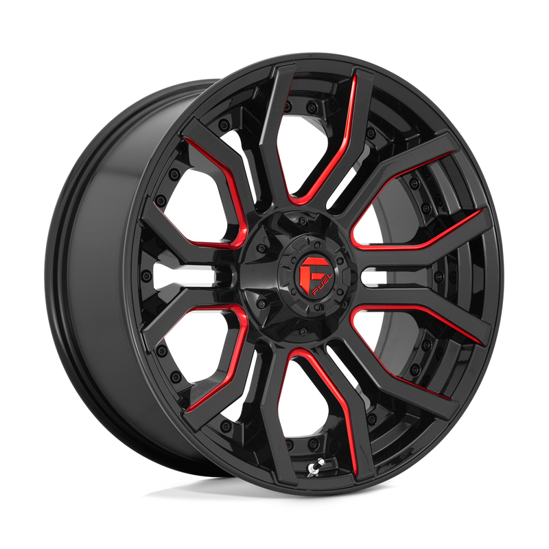 Felger-Fuel-1PC-RAGE-Gloss-Black-Red-Tinted-Clear-20x11-6x135/6x139.7-et1-106.1