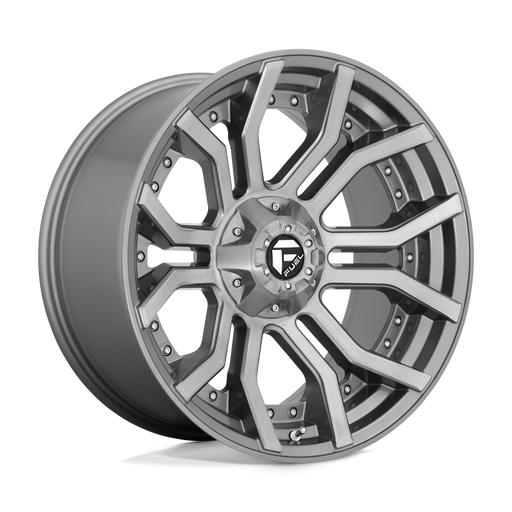Felger-Fuel-1PC-RAGE-PLTNM-Brushed-Gun-Metal-Tinted-Clear-20x9-5x127/5x139.7-18-87.1