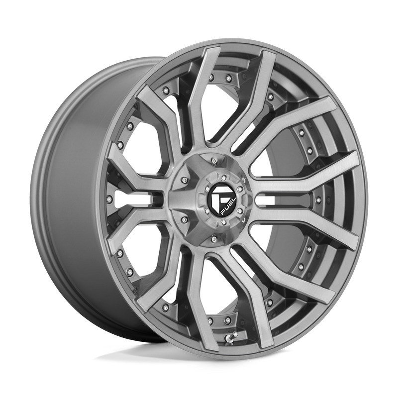 Felger-Fuel-1PC-RAGE-Brushed-Gun-Metal-Tinted-Clear-20x10-6x135/6x139.7-et1-106.1