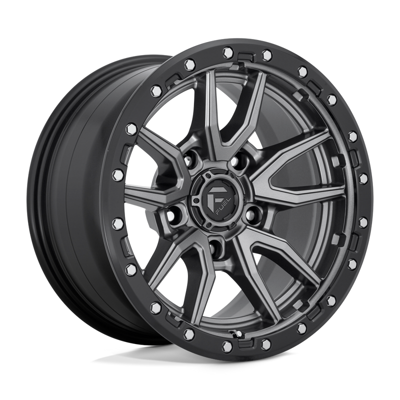 Felger-Fuel-1PC-REBEL-Matte-Gun-Metal-Black-Bead-Ring-17x9-5x127-12-71.5