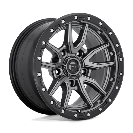Felger-Fuel-1PC-REBEL-Matte-Gun-Metal-Black-Bead-Ring-17x9-5x127-12-71.5
