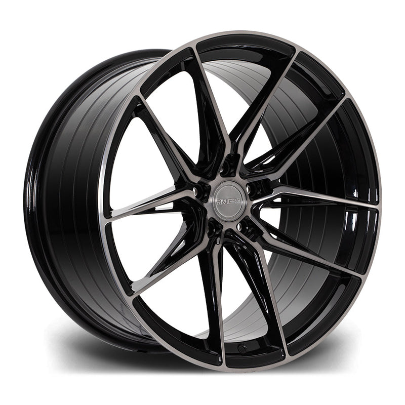 Riviera-RF107-Black-Polished-Dark-Tint-20x8.5-5x120-ET35-72.6mm-felger-wheels-rims