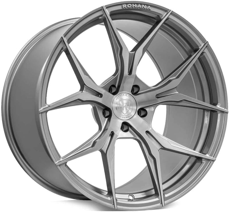 Rohana-RFX5-Brushed-Titanium-Silver-22x10.5-74.1-wheels-rims-felger-FelgGiganten