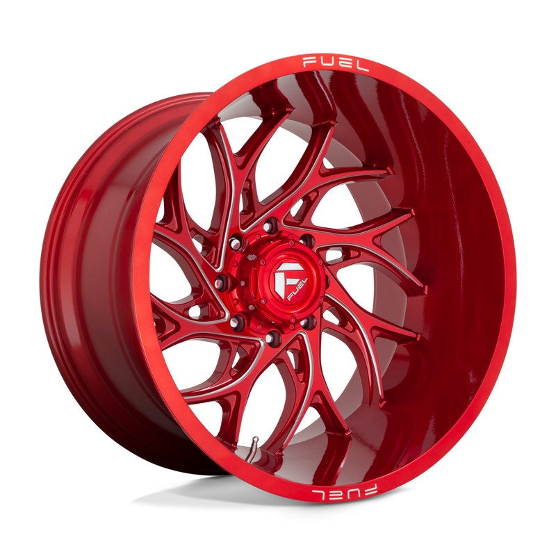 Felger-Fuel-1PC-D742-RUNNER-Candy-Red-Milled-22x9-6x139.7-18-106.1
