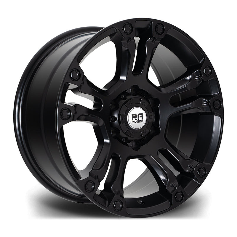 Riviera-RX980-Satin-Black-18x9-6x139.7-ET20-110mm-felger-wheels-rims