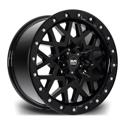 Riviera-RXS1-Black-Chrome-Rivets-18x8.5-5x120-ET35-66.1mm-felger-wheels-rims