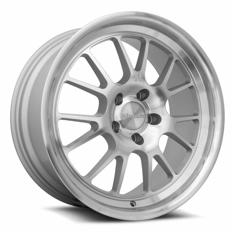 Klutch-SL14-Silver-Machined-Silver-18x8.5-73.1-wheels-rims-felger-FelgGiganten