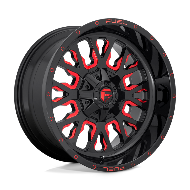 Felger-Fuel-1PC-STROKE-Gloss-Black-Red-Tinted-Clear-22x9-6x135/6x139.7-19-106.1