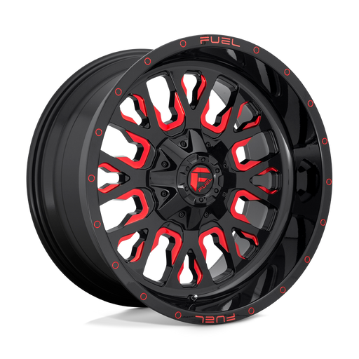 Felger-Fuel-1PC-STROKE-Gloss-Black-Red-Tinted-Clear-22x9-6x135/6x139.7-19-106.1