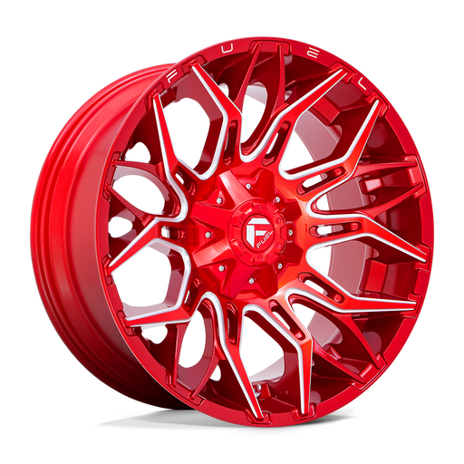 Felger-Fuel-1PC-TWITCH-Candy-Red-Milled-22x8-8x165.1-18-125.1