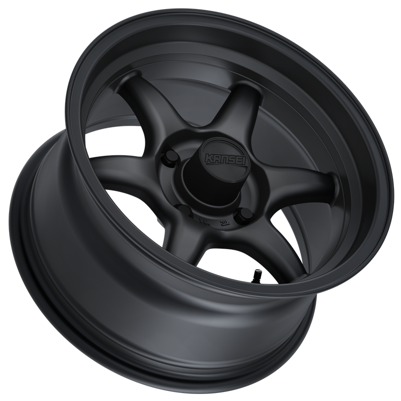 KANSEI Tandem Satin Black - 15x7 | 4x114.3 | +0 | 73.1mm