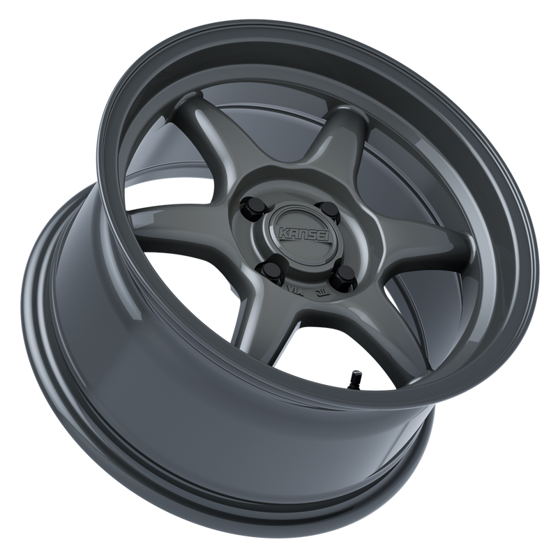 KANSEI Tandem Gloss Gunmetal - 15x7 | 4x114.3 | +0 | 73.1mm