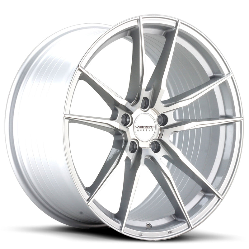 Varro-VD18X-Silver-Brushed-Face-Silver-19x8.5-66.6-wheels-rims-felger-FelgGiganten