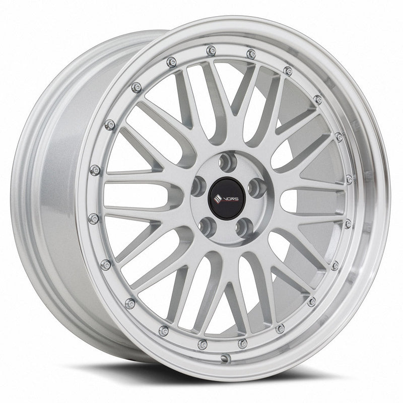Vors-VR8-Silver-Machine-Lip-Chrome-Rivet-Silver-18x8-73.1-wheels-rims-felger-FelgGiganten