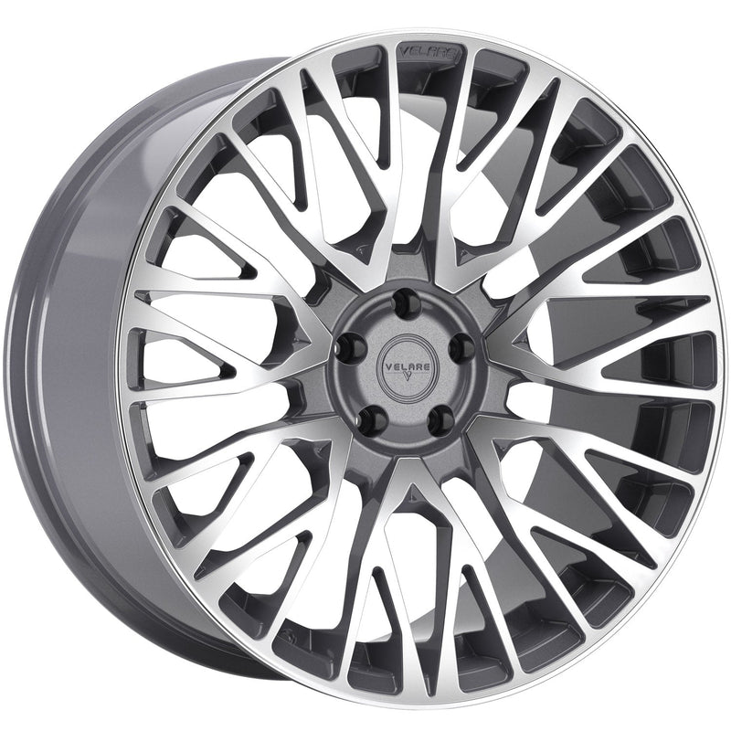 Velare-VLR01-Platinum-Grey-Machined-Face-Grey-22x9.5-66.6-wheels-rims-felger-FelgGiganten