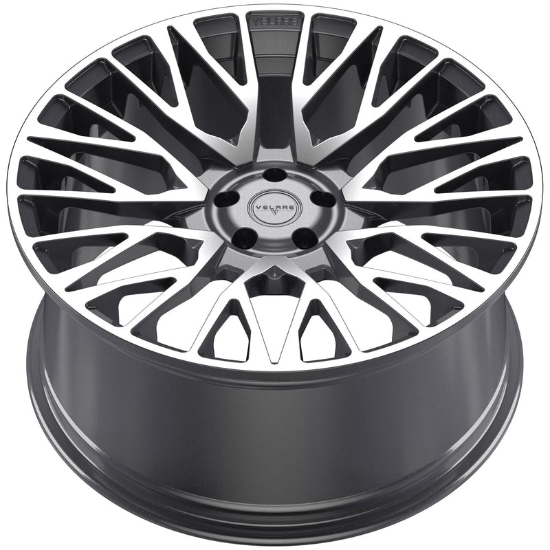 Velare VLR01 Platinum Grey Machined Face - 22x9.5 | 5x120 | +45 | 74.1mm
