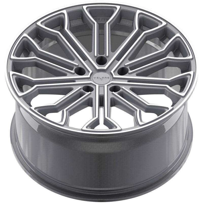 Velare VLR04 Platinum Grey Machined Face - 20x10 | 5x130 | +42 | 71.56mm